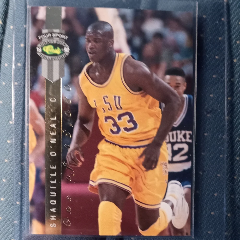 SHAQUILLE O'NEAL SHAQ 1992 CLASSIC FOUR SPORT #LP8 GOLD FOIL ROOKIE CARD RC